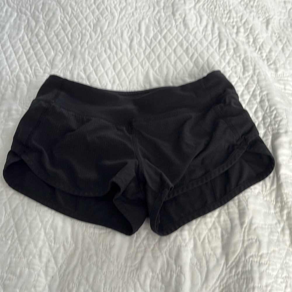 Size 10 girls black Ivivva speed ups